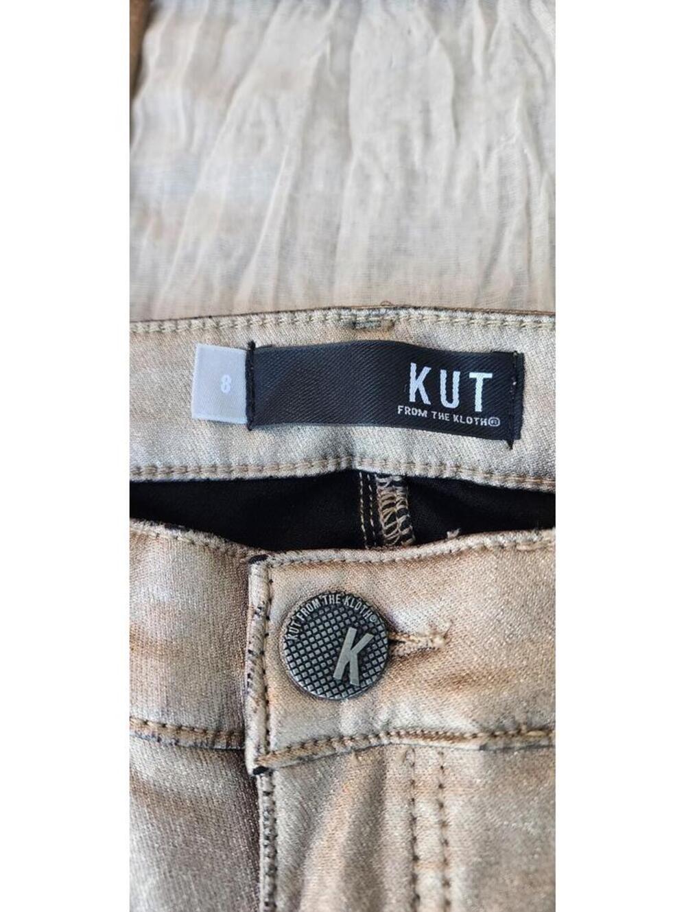 NWT Kut From The Kloth Connie Fab Ab High Rise Ankle Skinny Jeans Size 8 Beige - Picture 2 of 11
